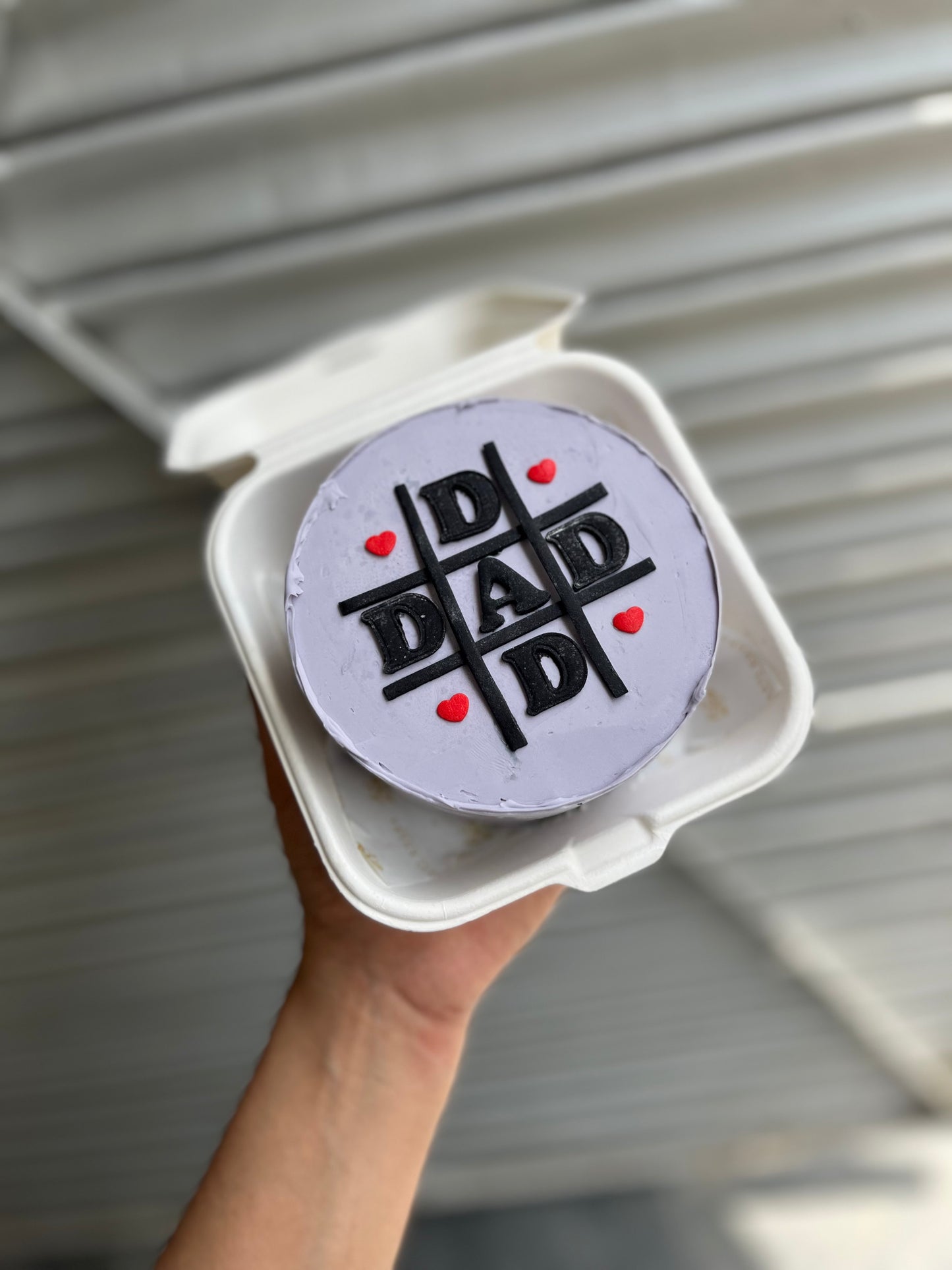 Crossword Dad Bento Cake