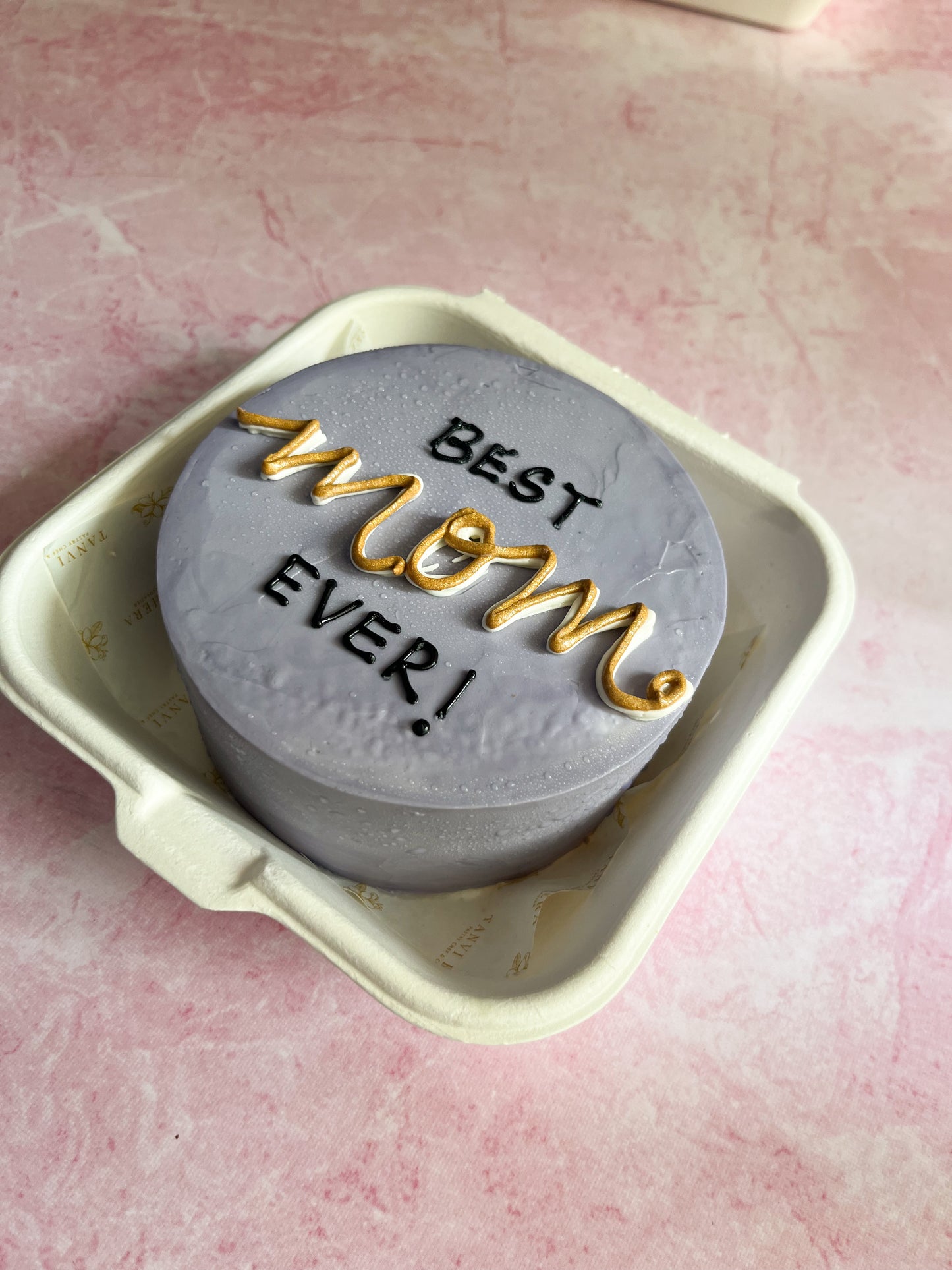 Best mom ever lilac Bento Cake