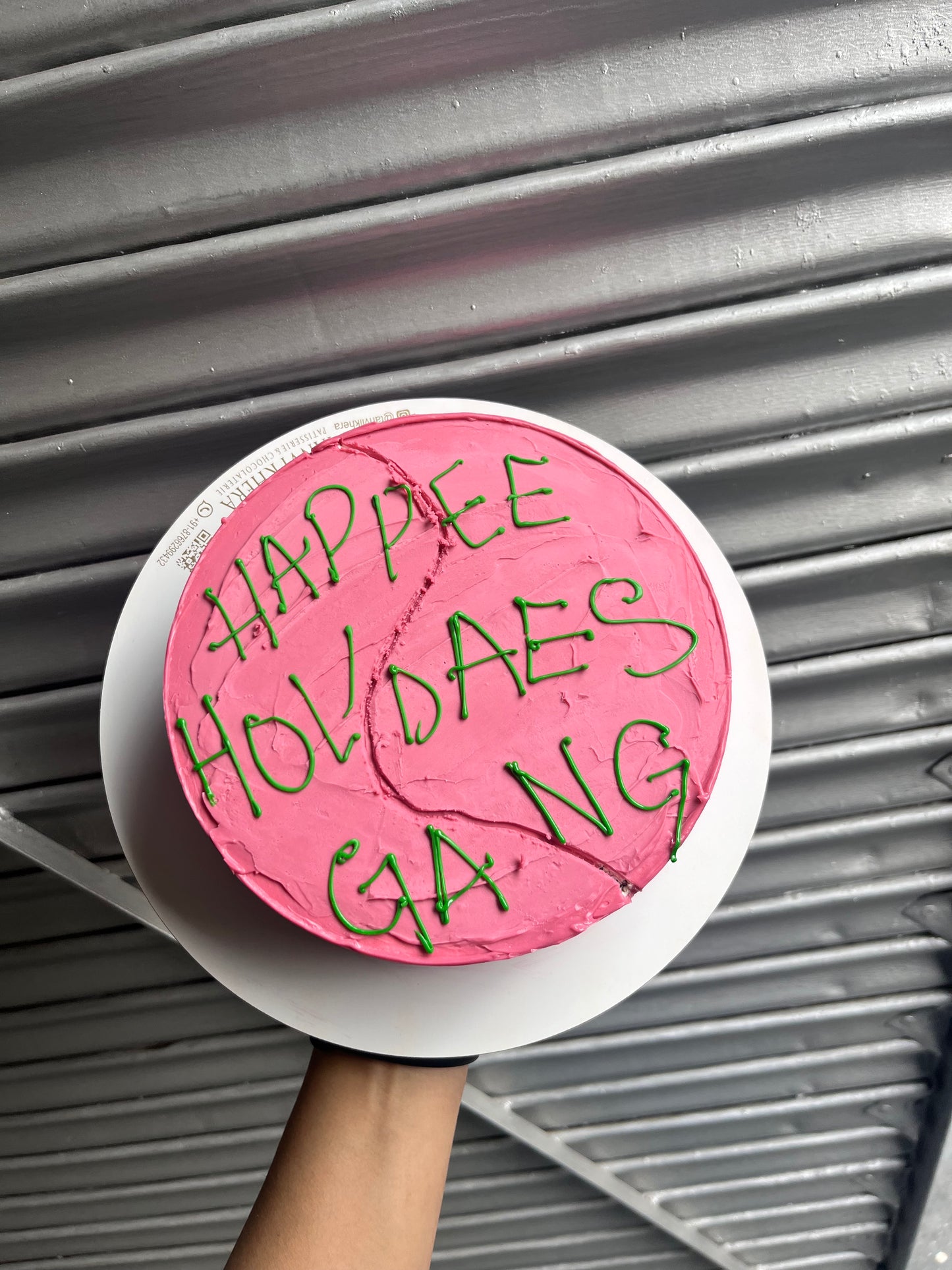 Happy Holidaes Cake