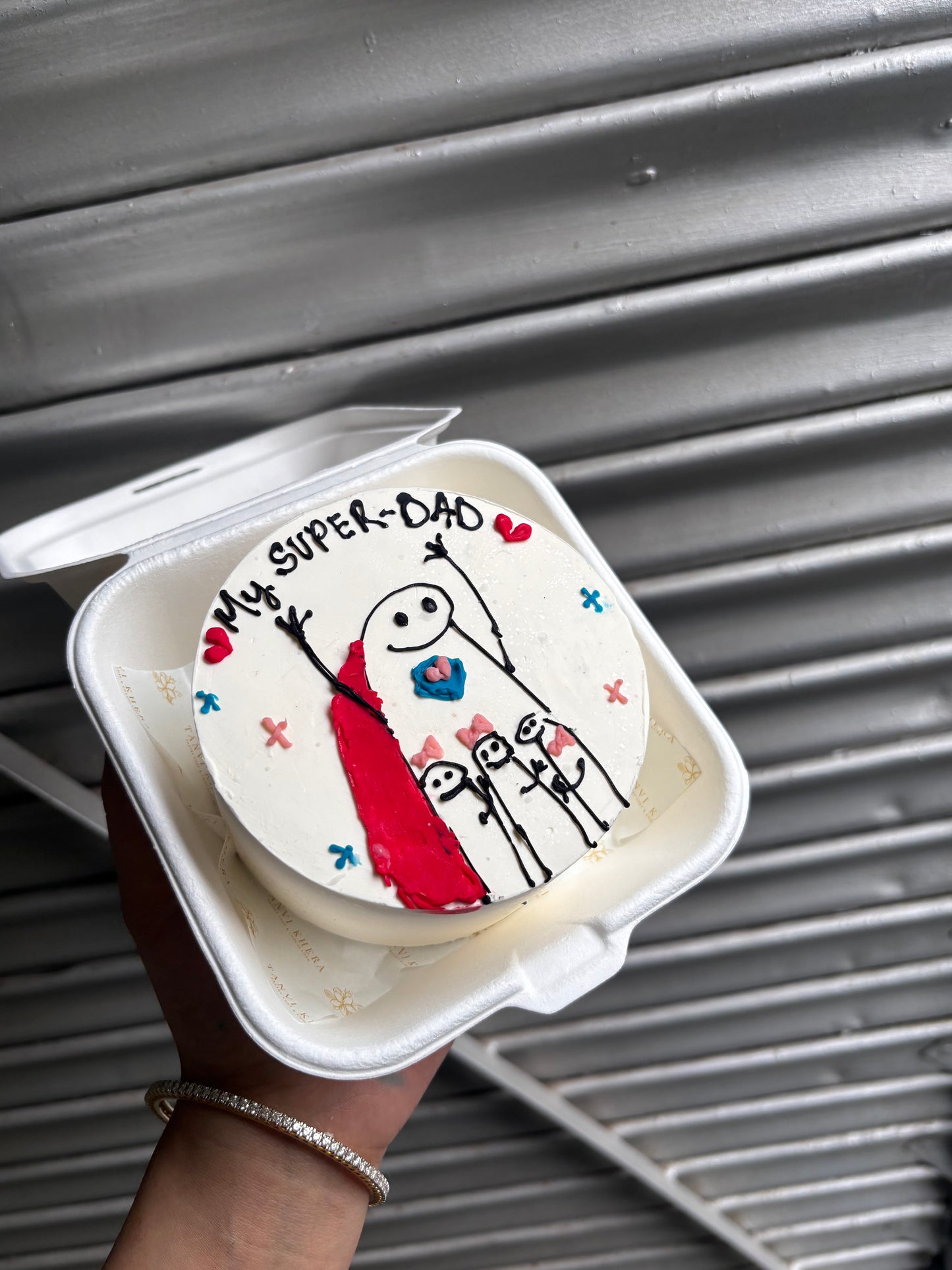 My Super-Dad Bento Cake