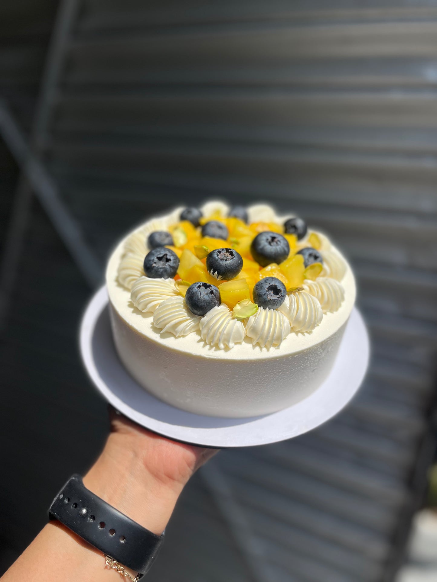 Mango Blueberry with Pistachio
