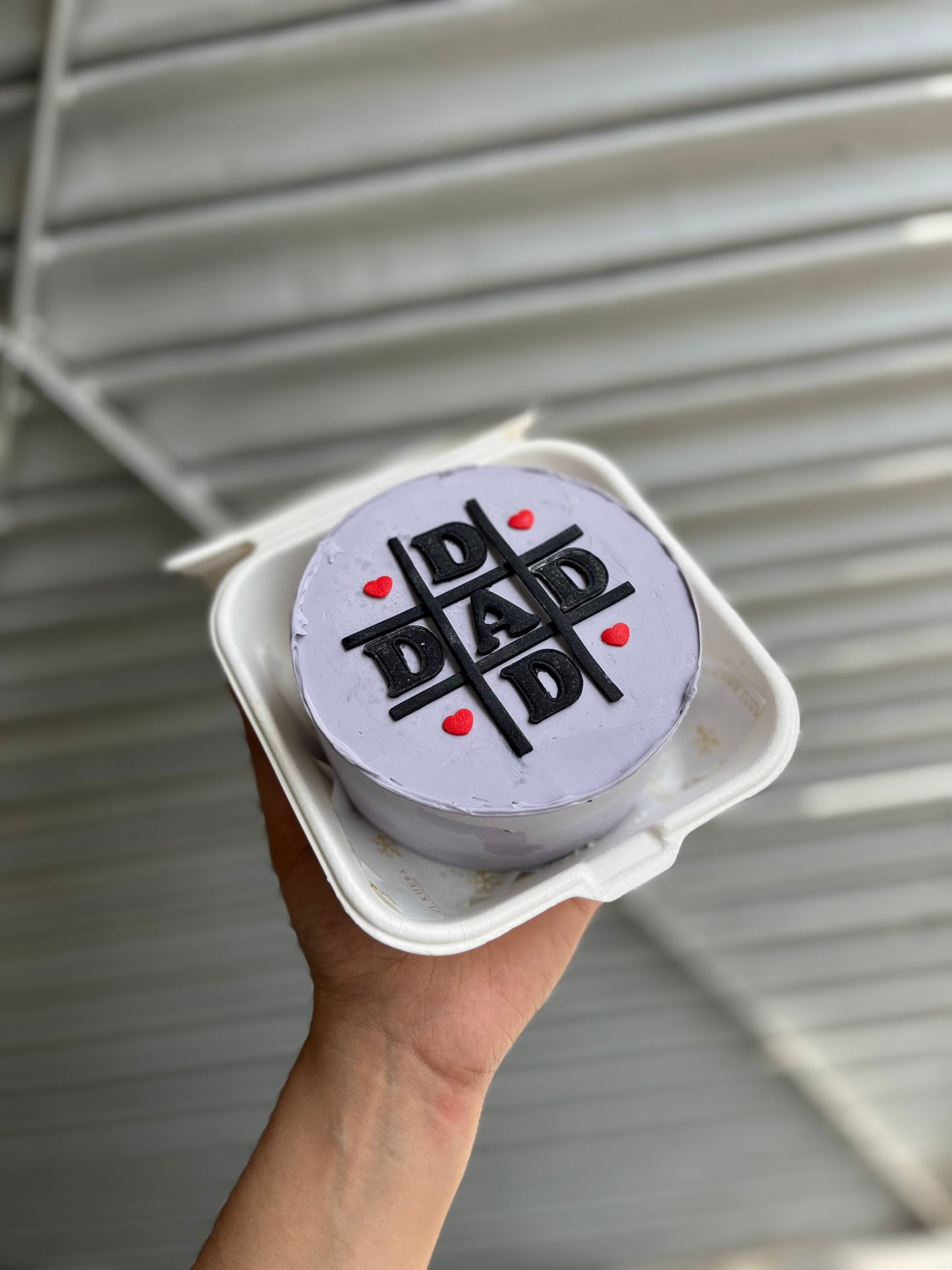 Crossword Dad Bento Cake
