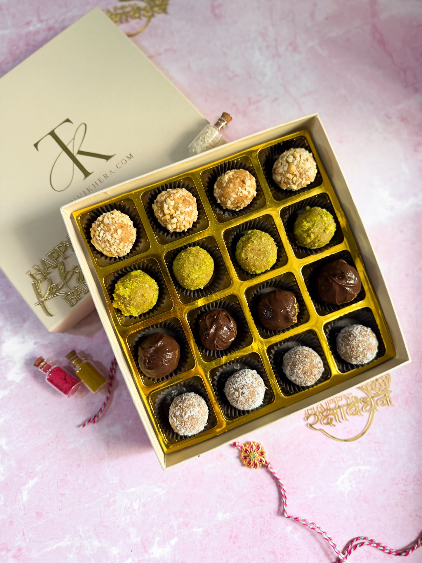 Sugar-free Gluten-free Date Truffle Box