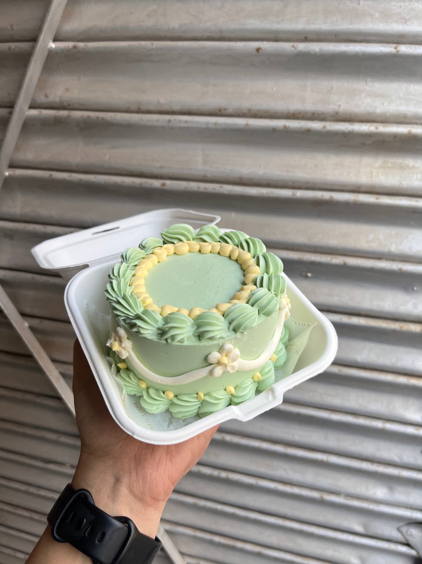Chic Green Victorian Bento