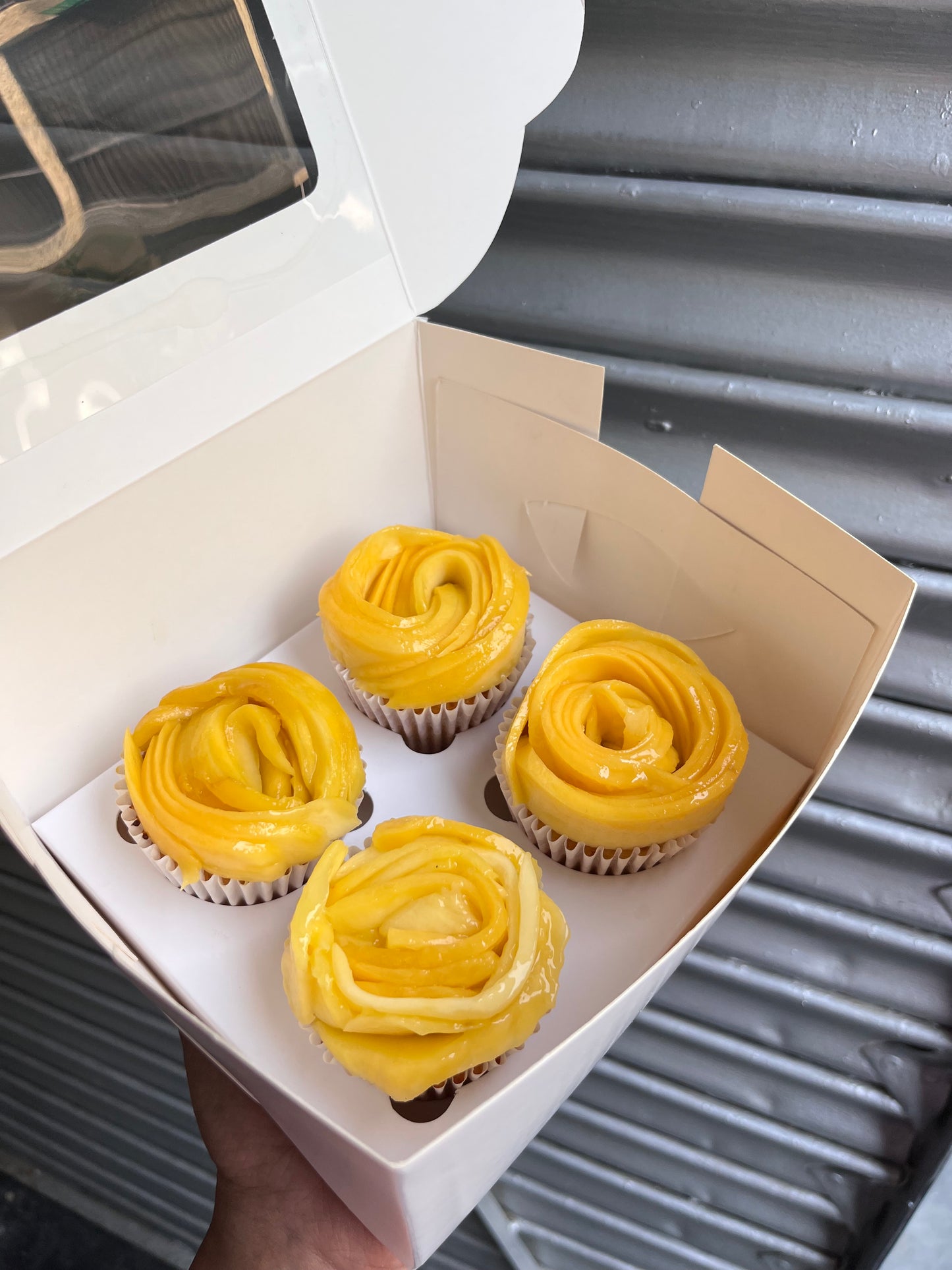 Mango Vanilla Cupcake Box