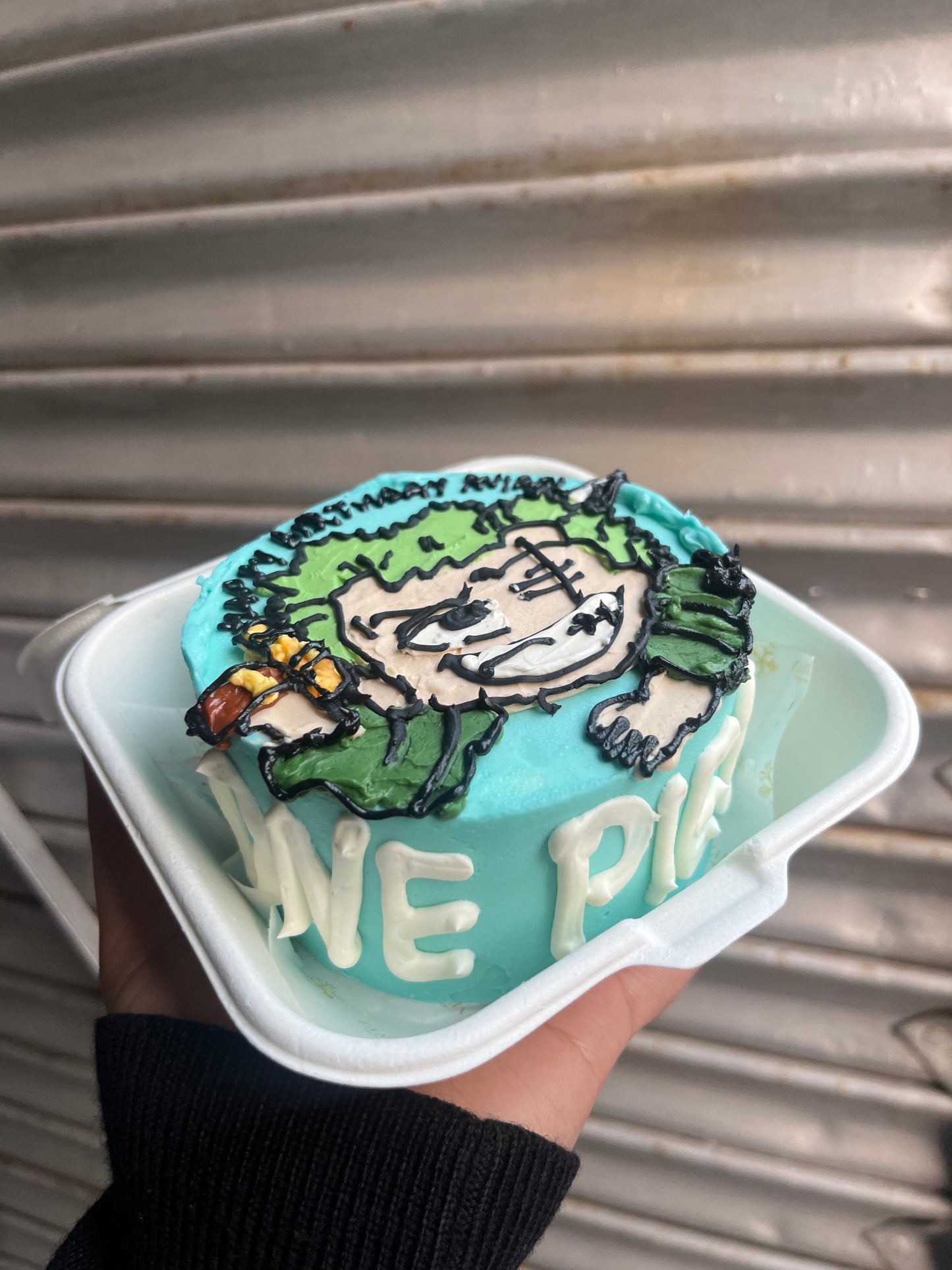 Anime One Piece Character Zoro Bento Cake