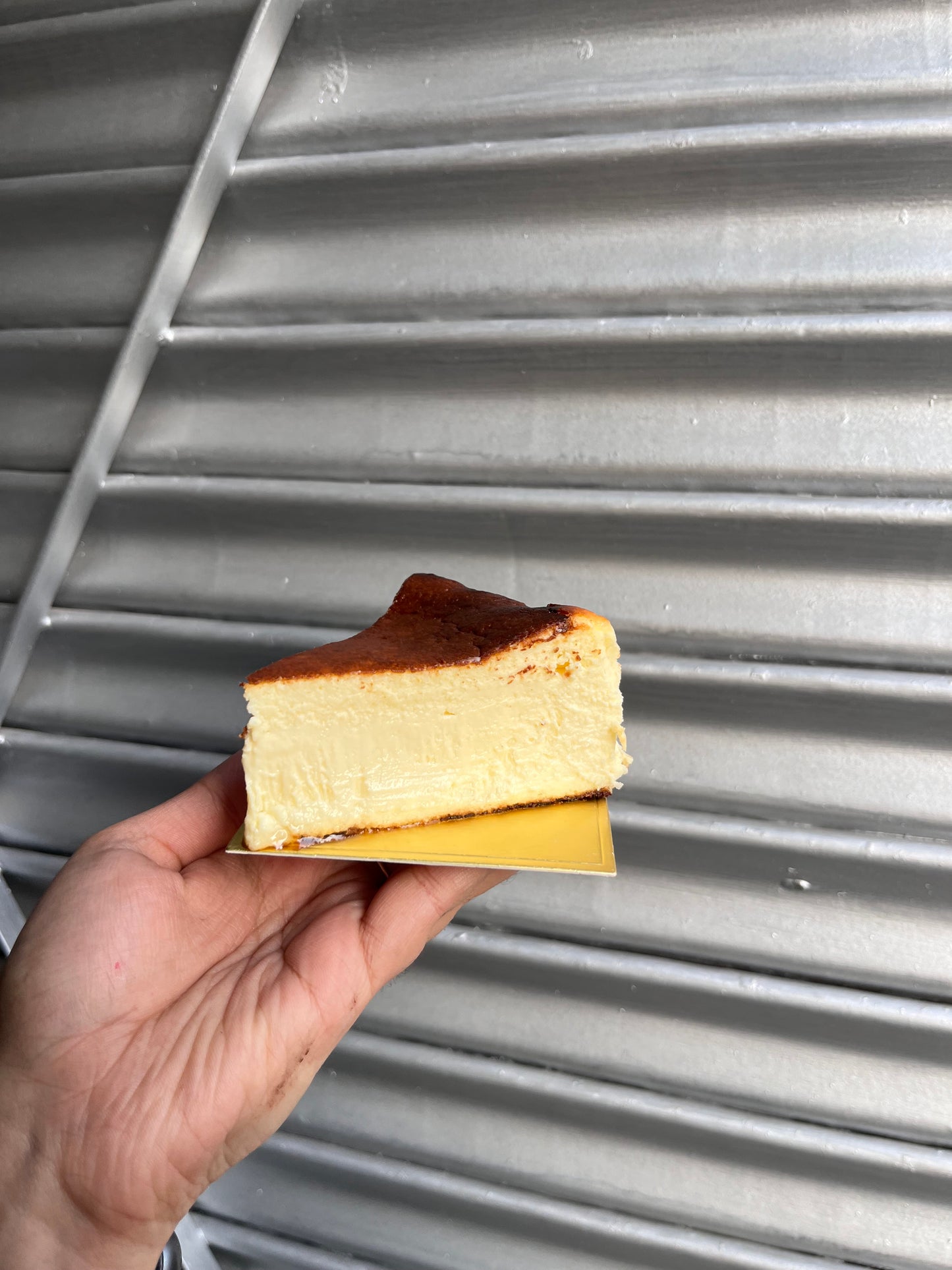 Burnt Basque Cheesecake Slice Pastry