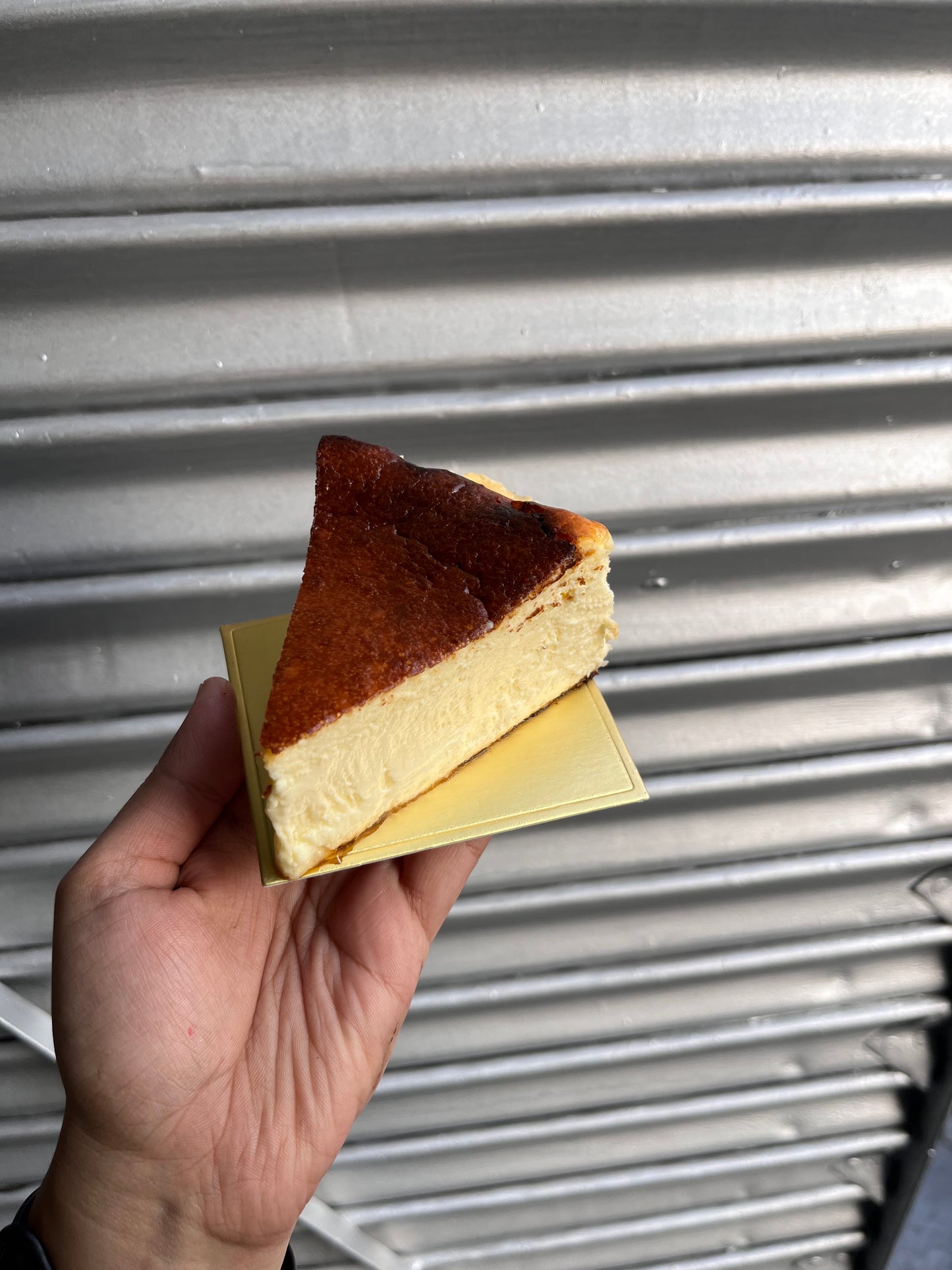 Burnt Basque Cheesecake Slice Pastry