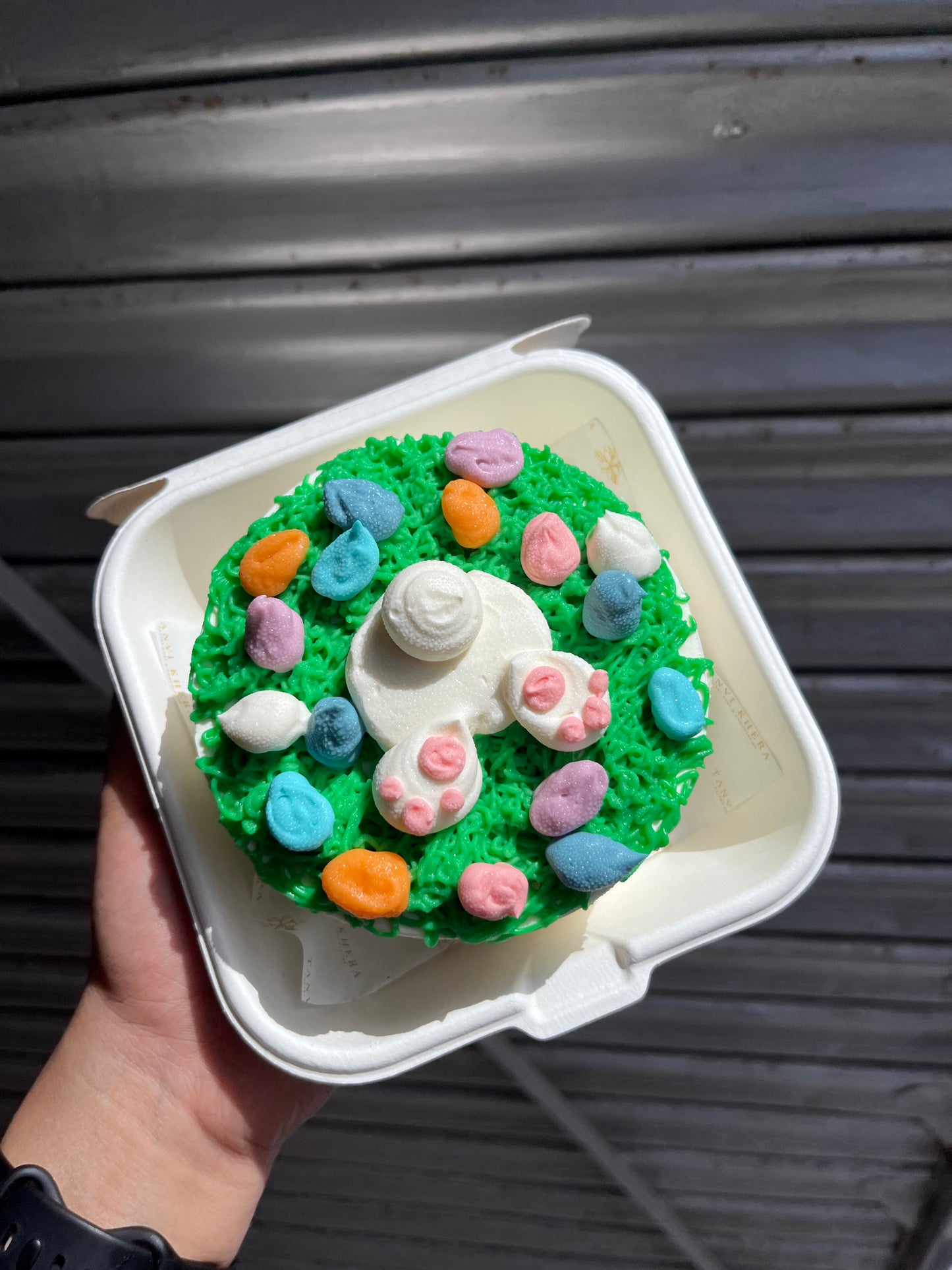Easter Bunny Bento Cake