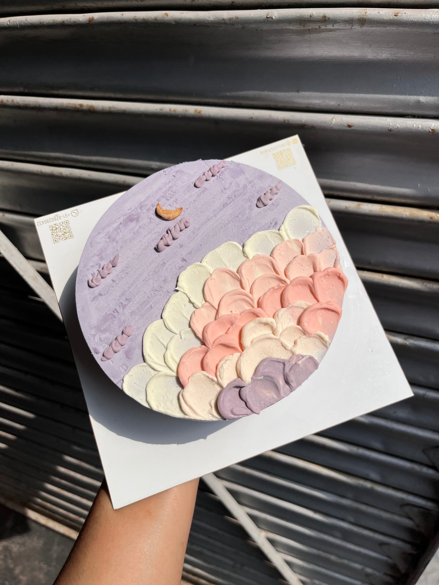 Pastel Sunset Cake