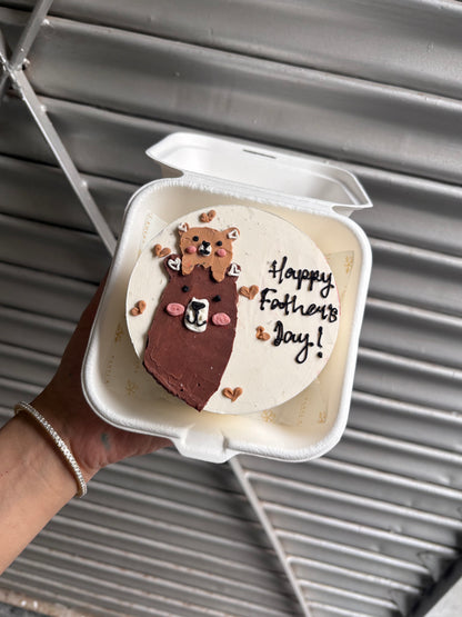 Happy Father's Day Bento Cake