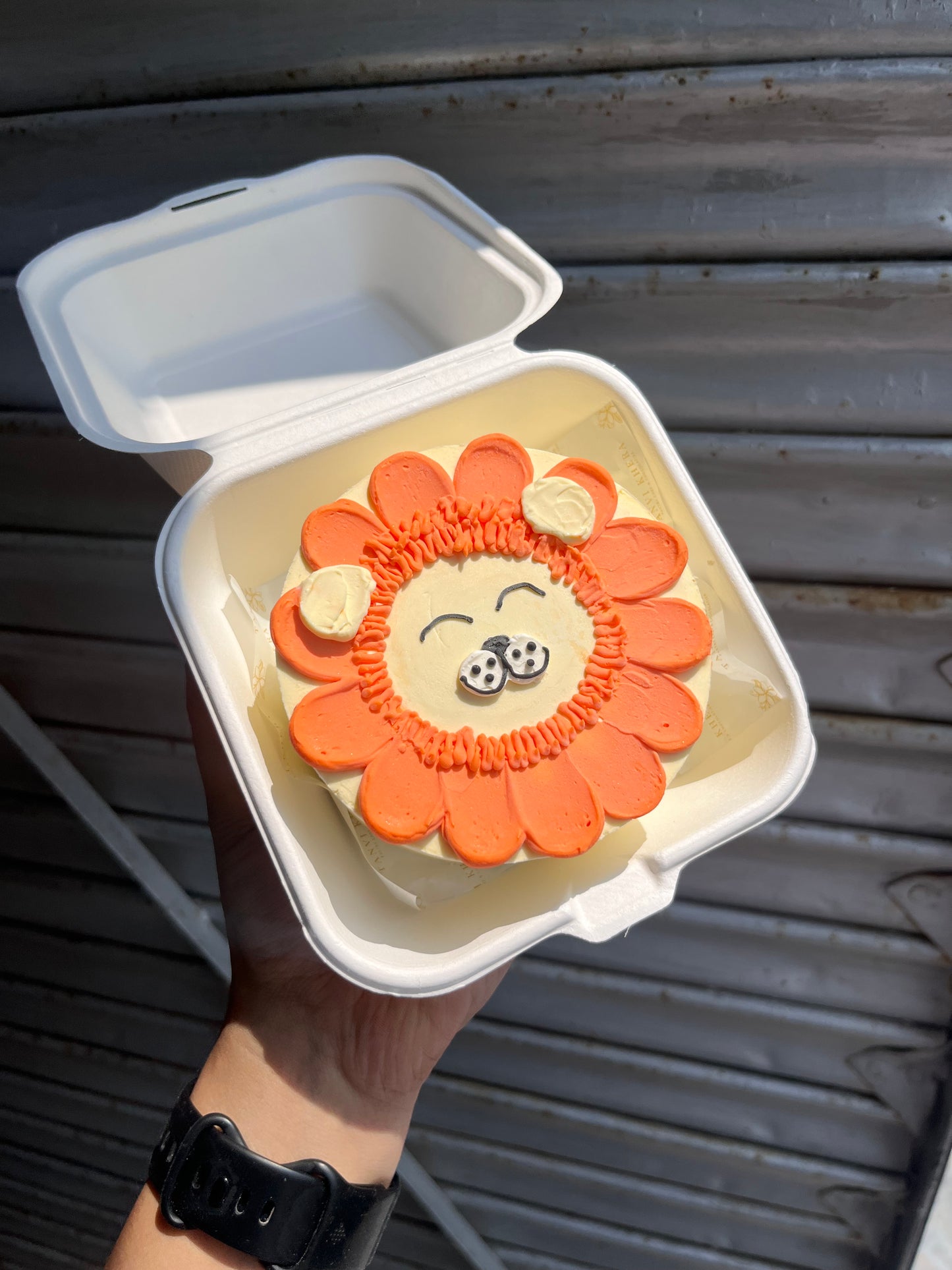 Lion bento cake