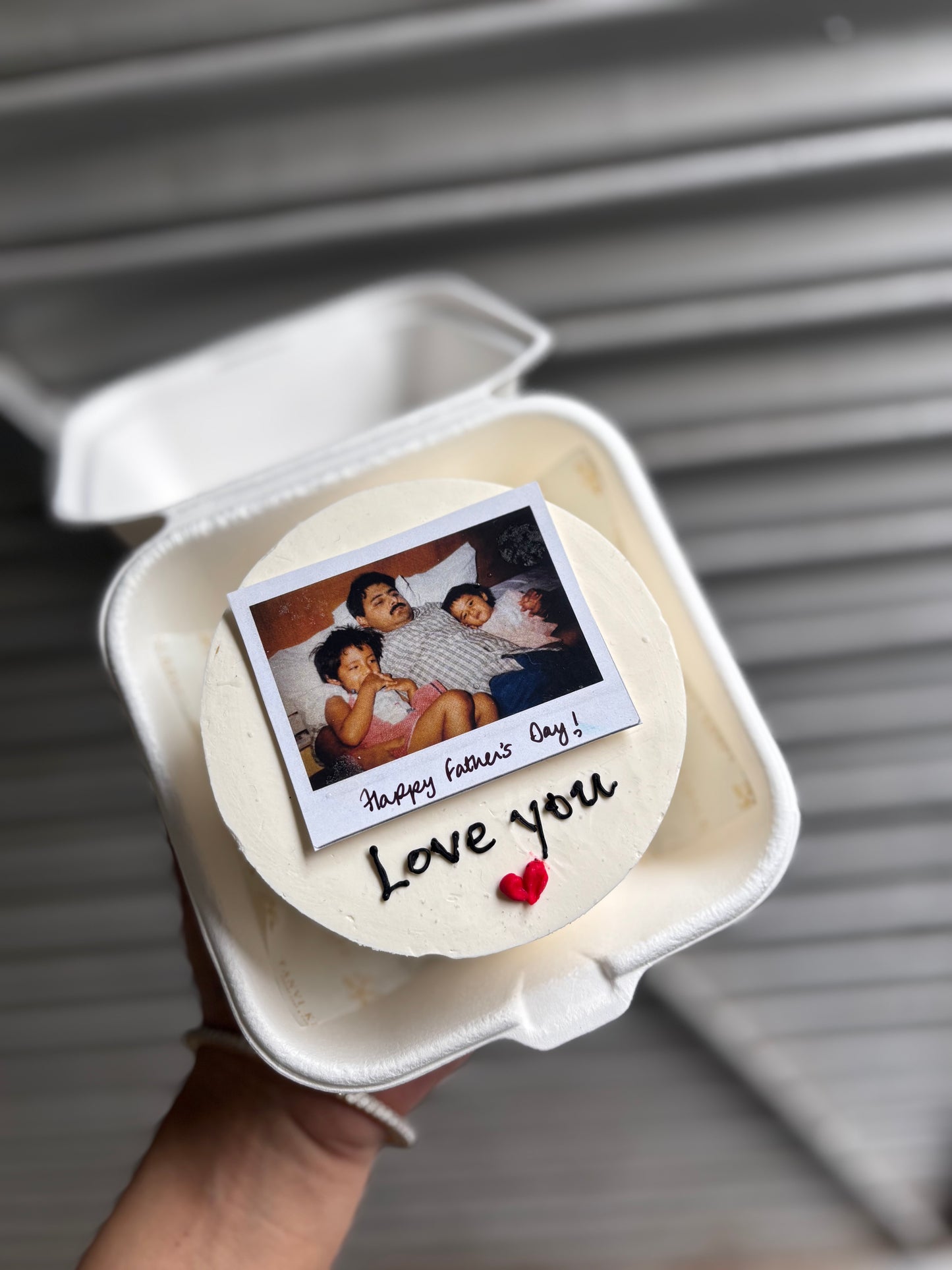 Happy Father's Day Love You Bento Cake