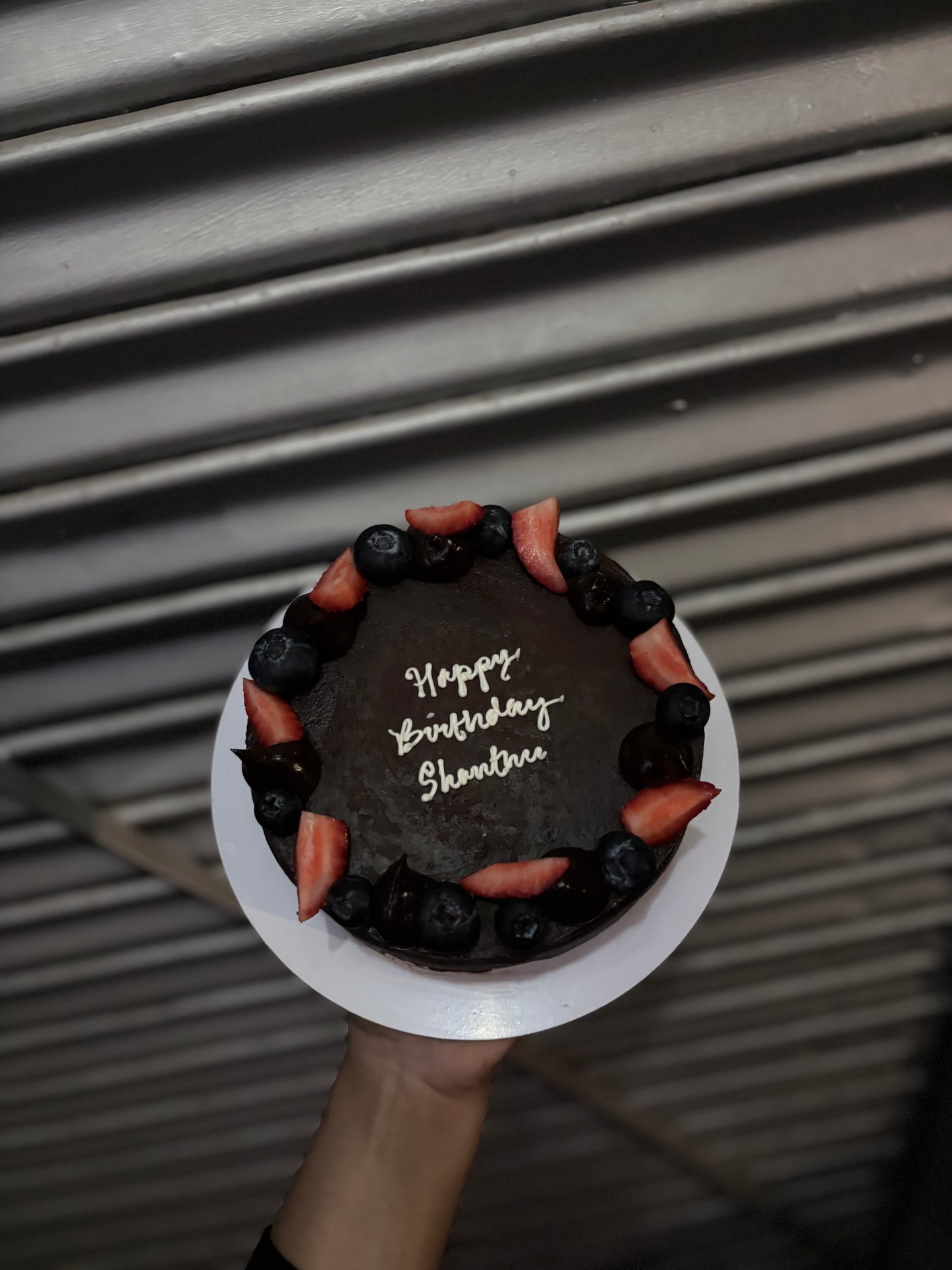 Sugar-free Chocolate Mixed Berry Cake