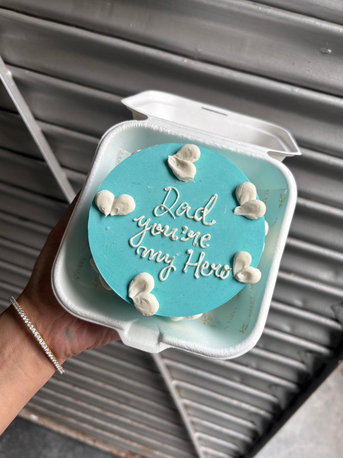 Dad you’re my Hero Bento Cake