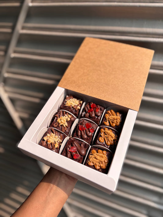 Belgian Brownie Bites Box of 9