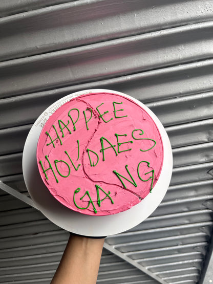 Happy Holidaes Cake