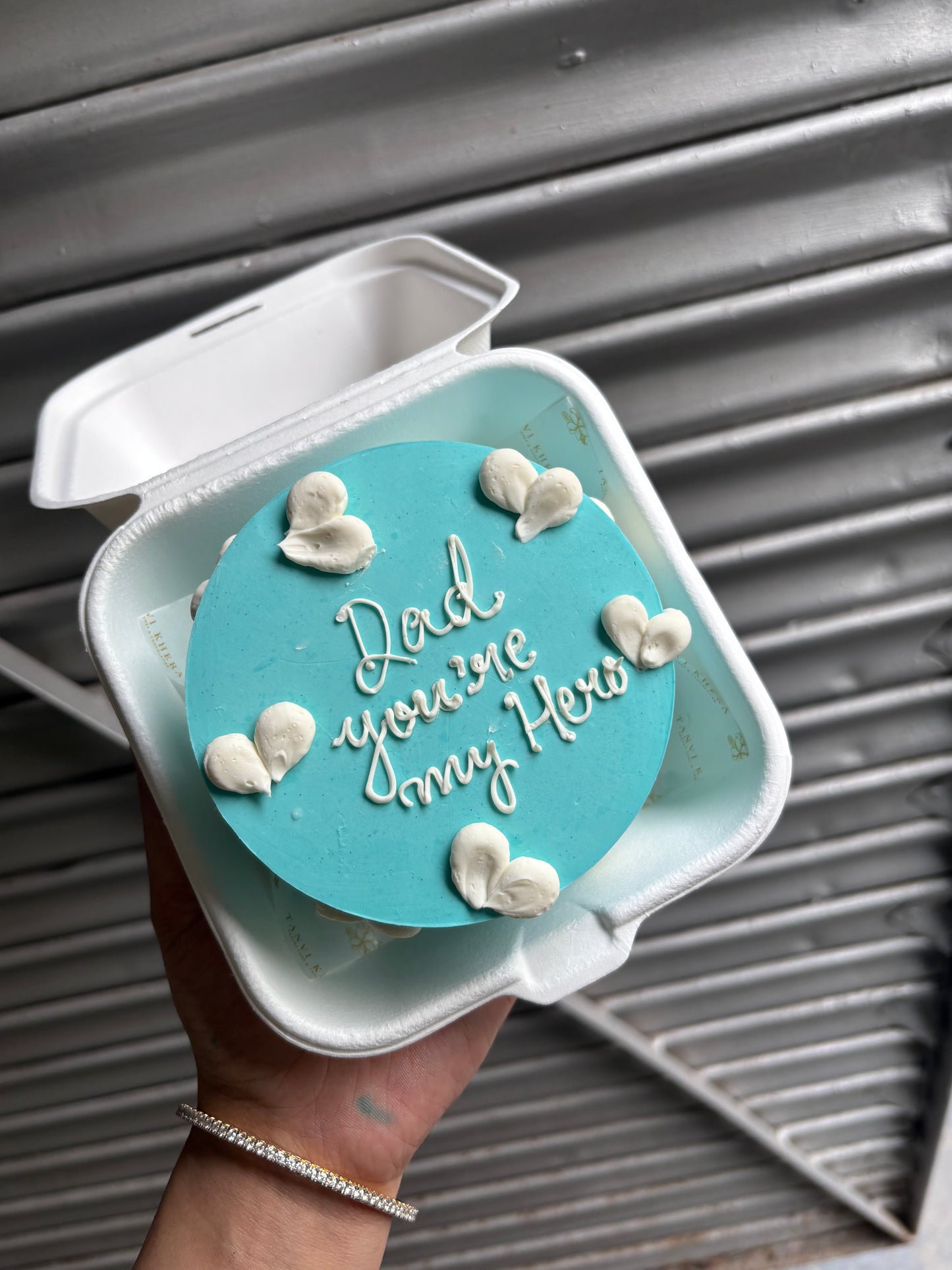 Dad you’re my Hero Bento Cake