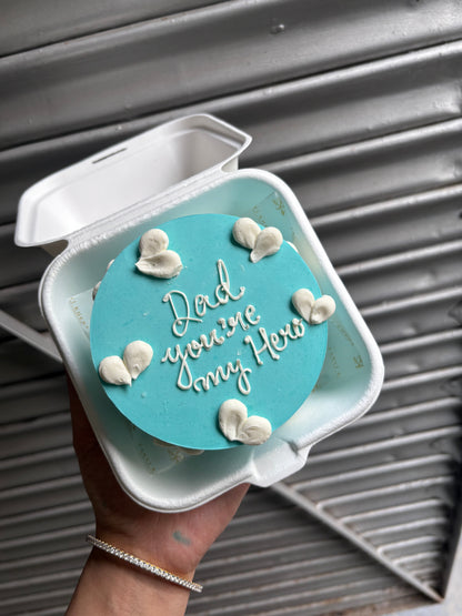 Dad you’re my Hero Bento Cake
