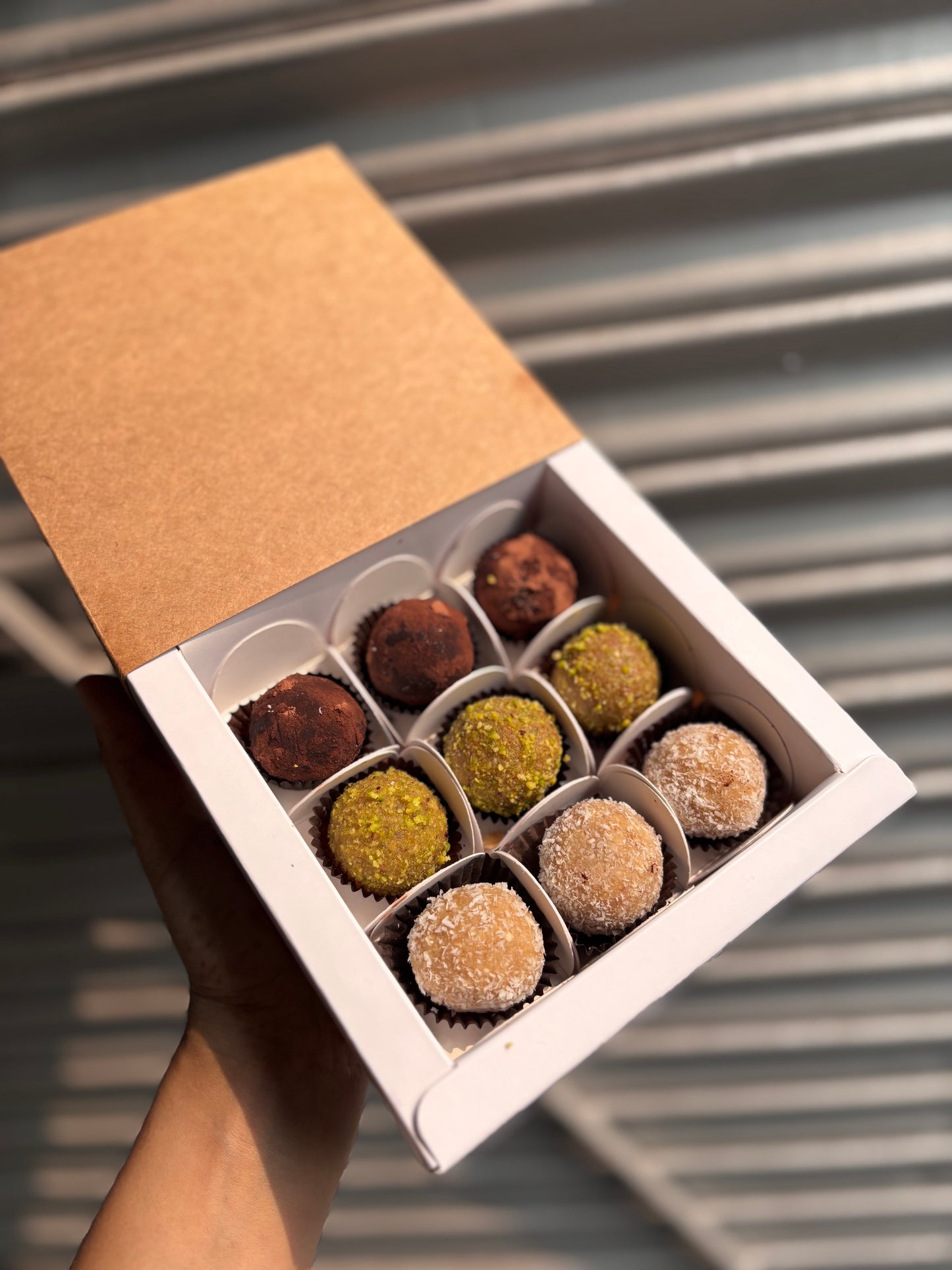 Artisanal Date Truffle Box of 9