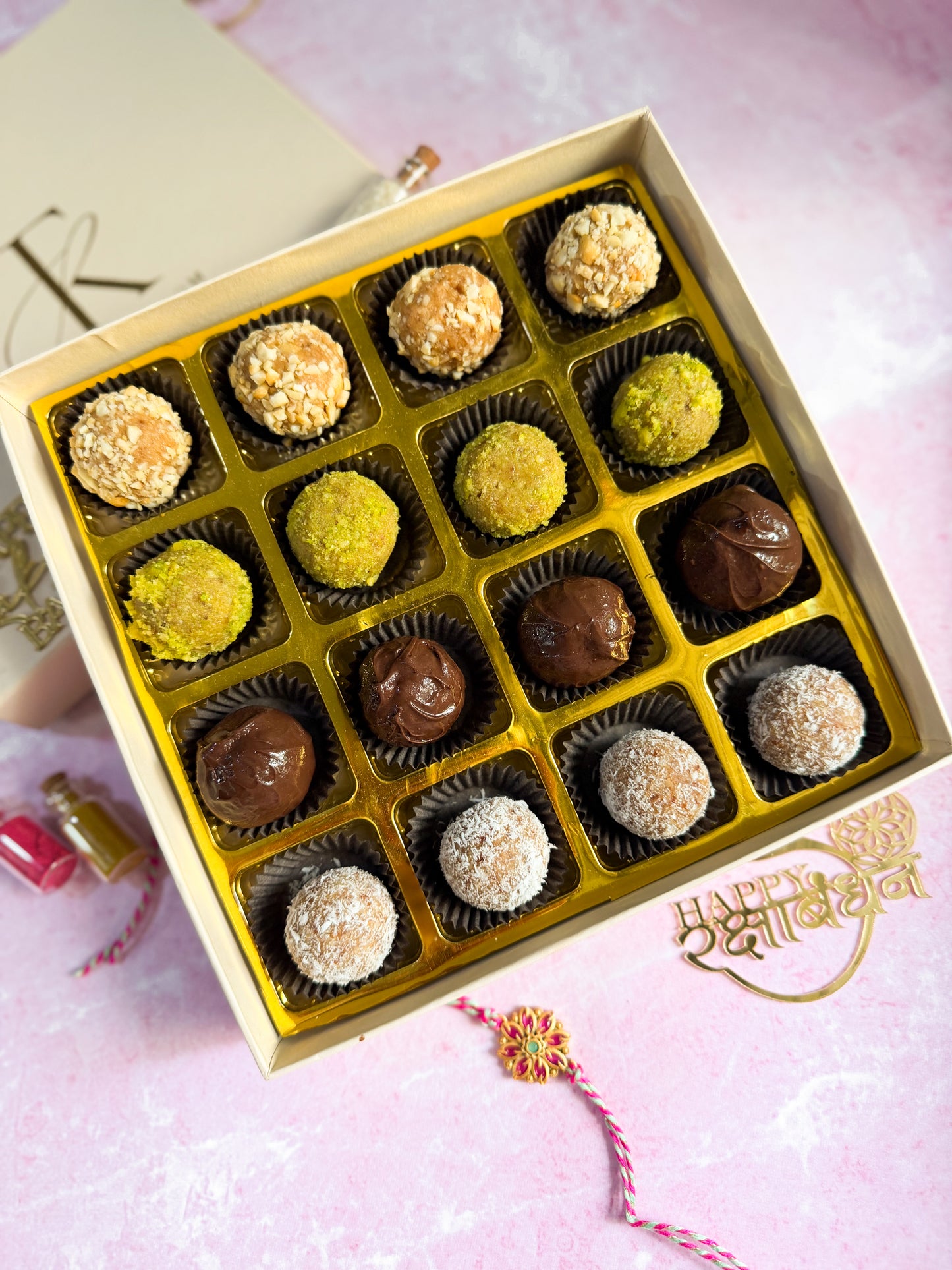 Sugar-free Gluten-free Date Truffle Box