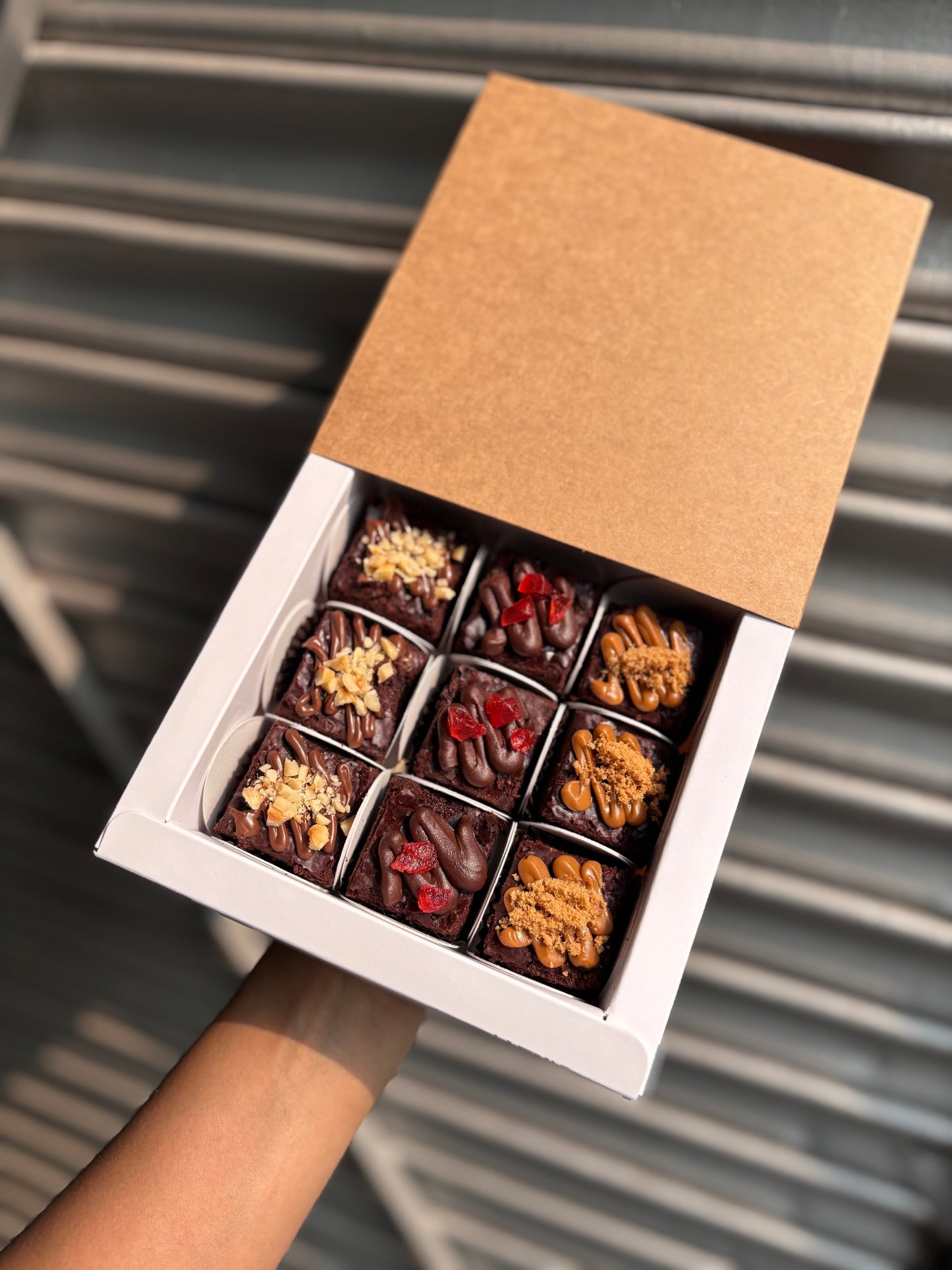 Belgian Brownie Bites Box of 9
