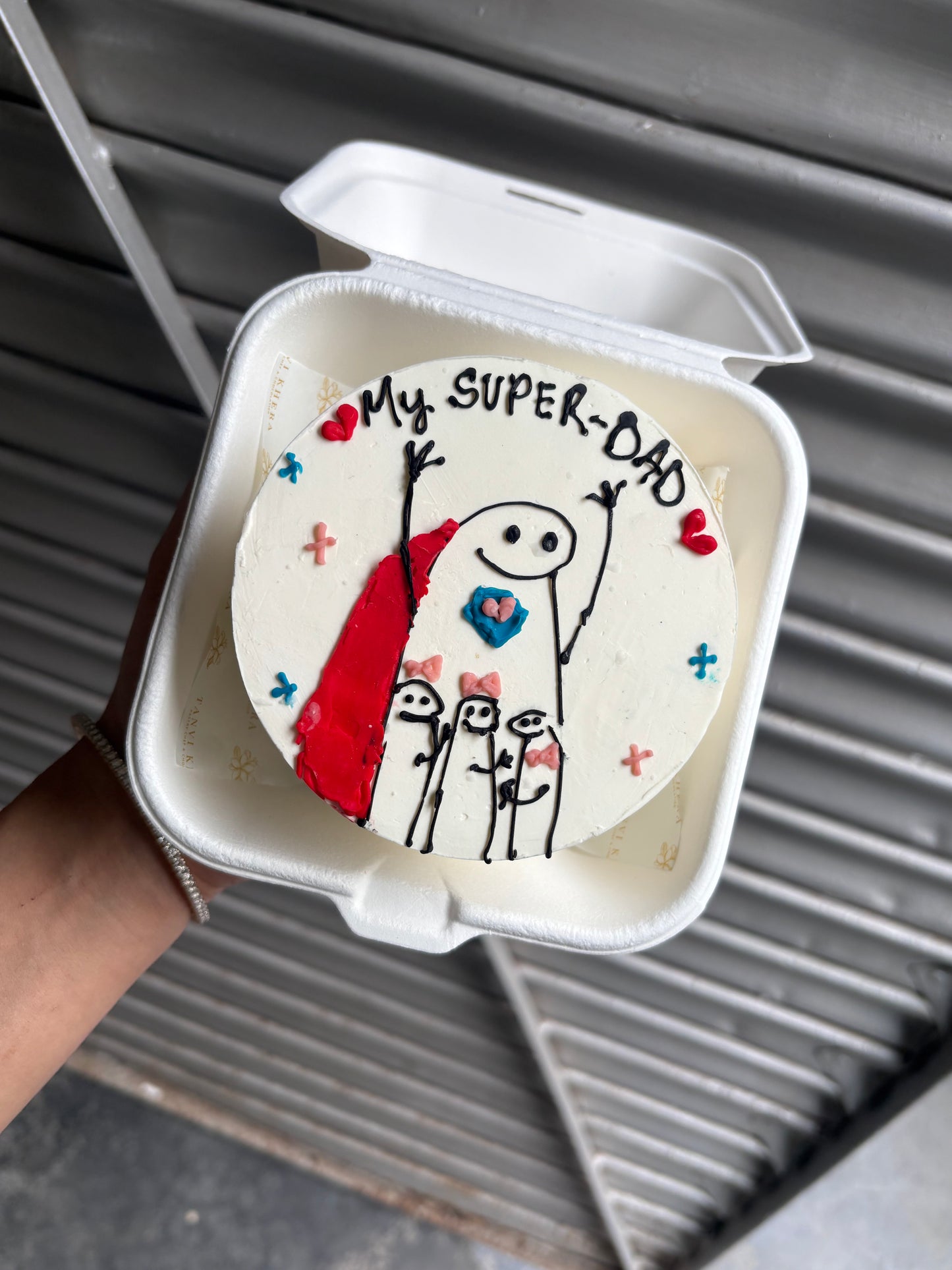 My Super-Dad Bento Cake