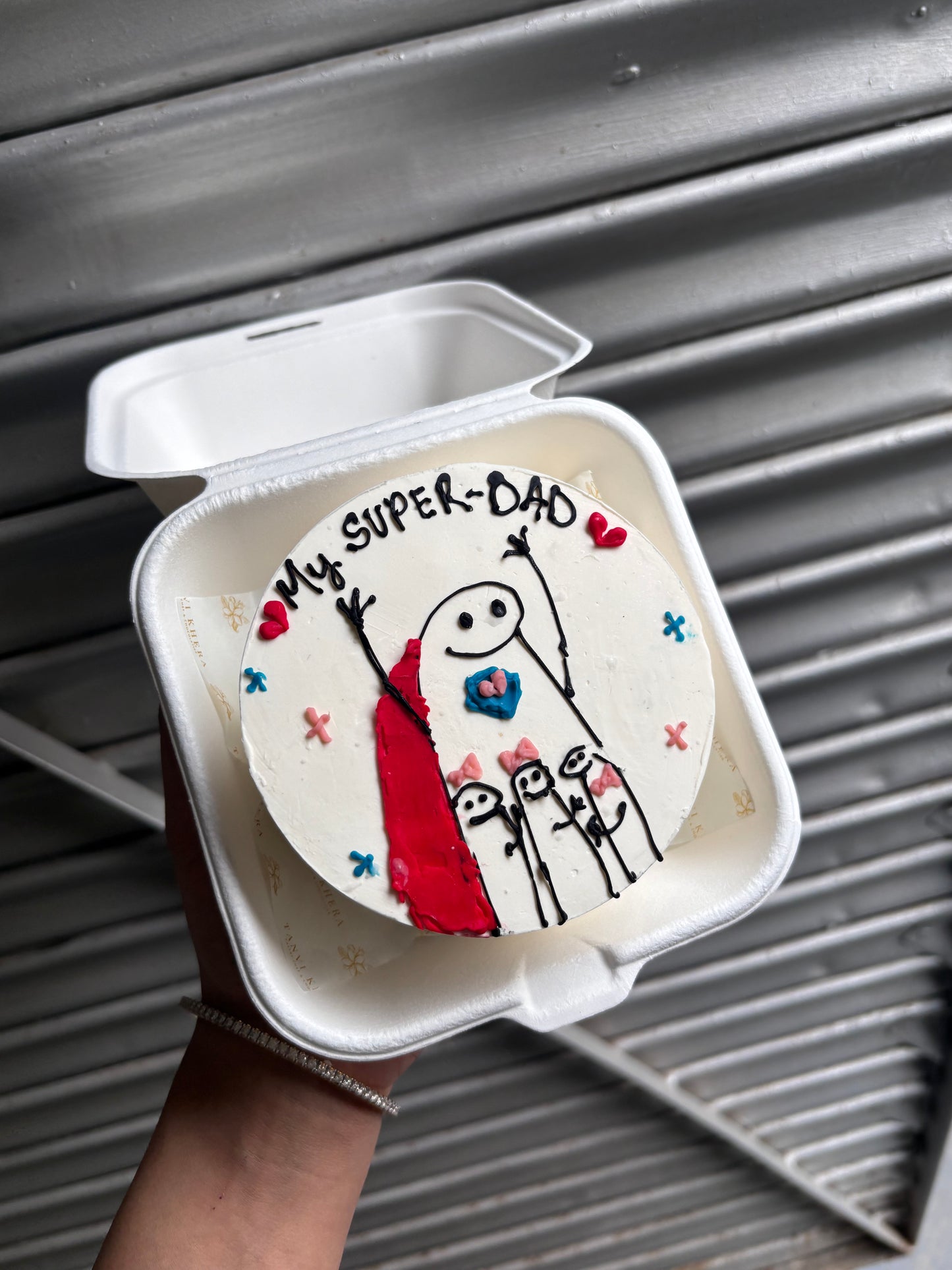 My Super-Dad Bento Cake