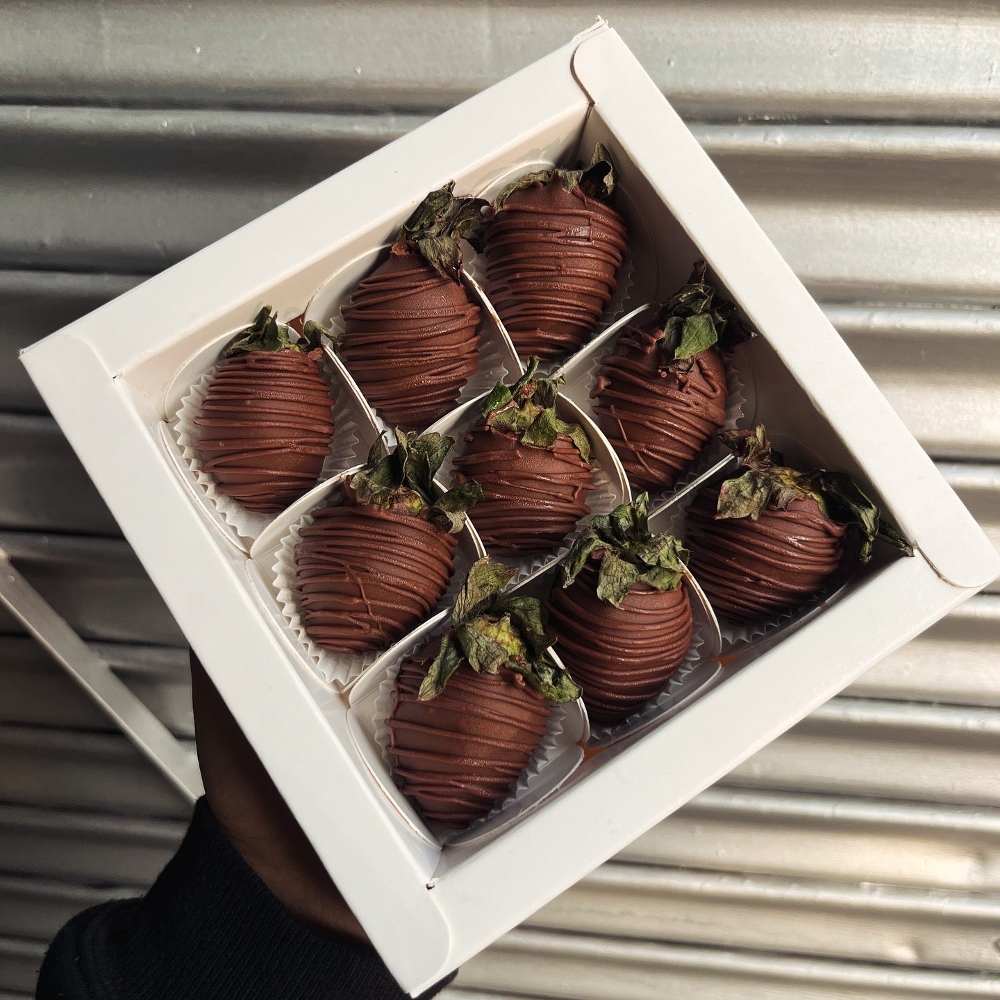 Belgian Milk Chocolate covered Mahabaleshwar Strawberry