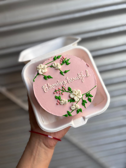 Blooming Beautiful Bento Cake