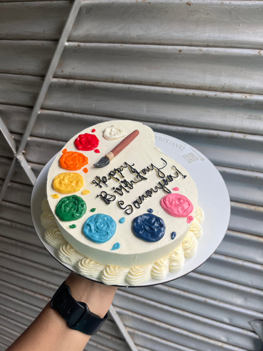 Painting Palette Cake