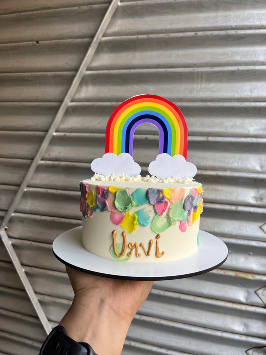 Bright Rainbow Cake