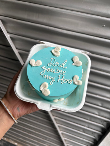 Dad you’re my Hero Bento Cake