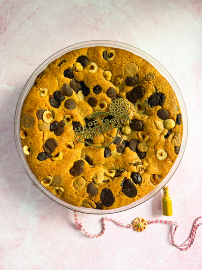 Butter Tea cake with Belgian Chocolate chips and Hazelnuts