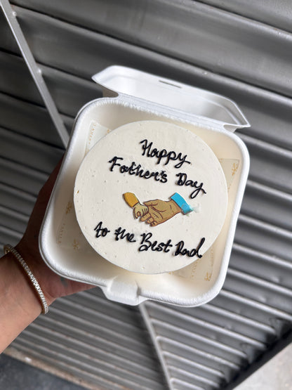 Happy Father's Day to the Best Dad Bento Cake