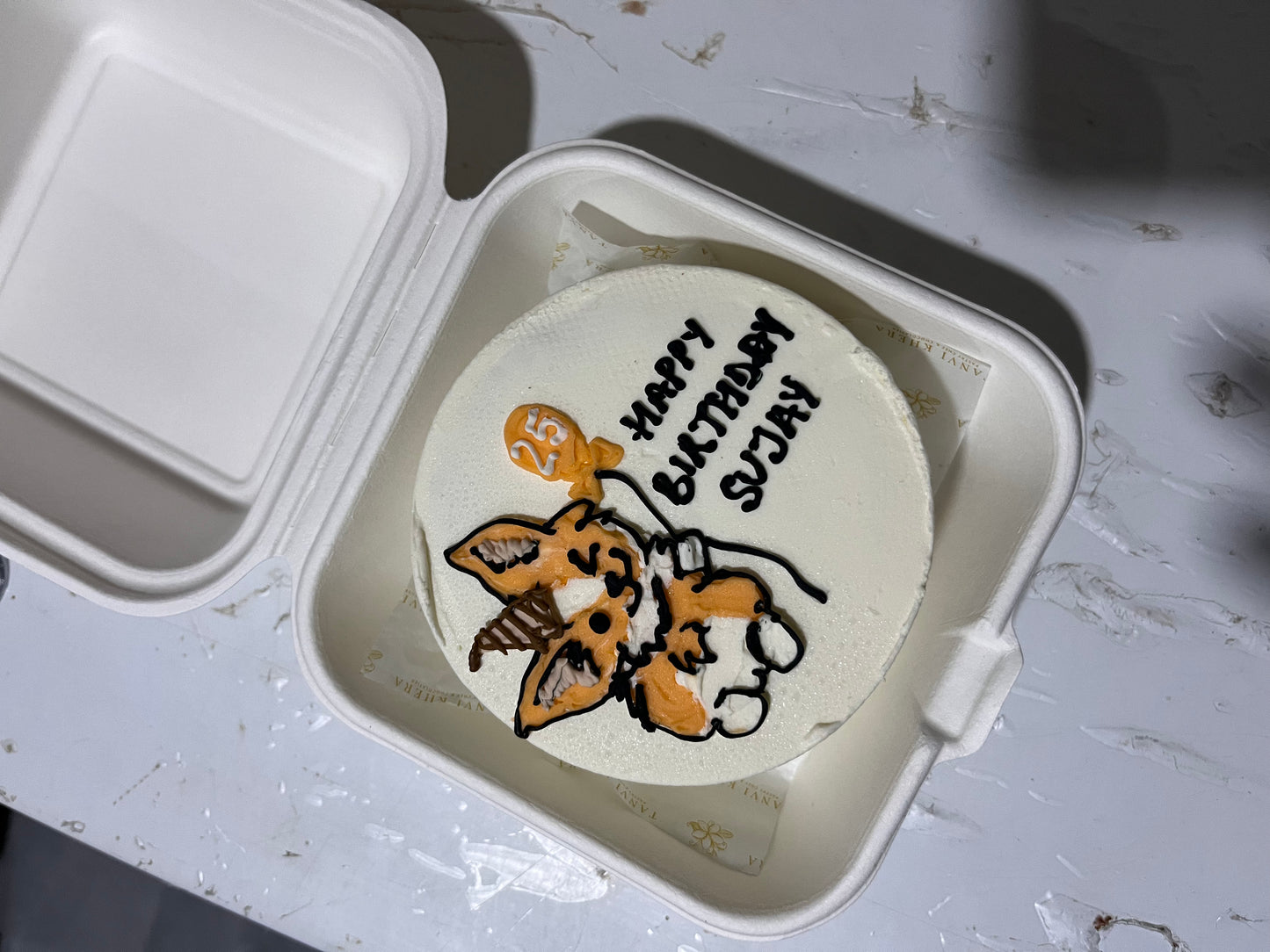 Corgi Bento Cake