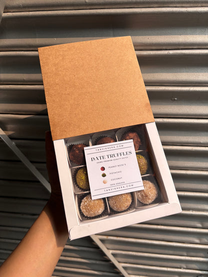 Artisanal Date Truffle Box of 9