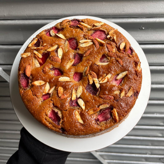 Whole Wheat Strawberry Almond Tea Cake Box