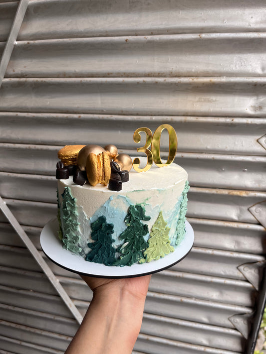 Forest Theme Cake