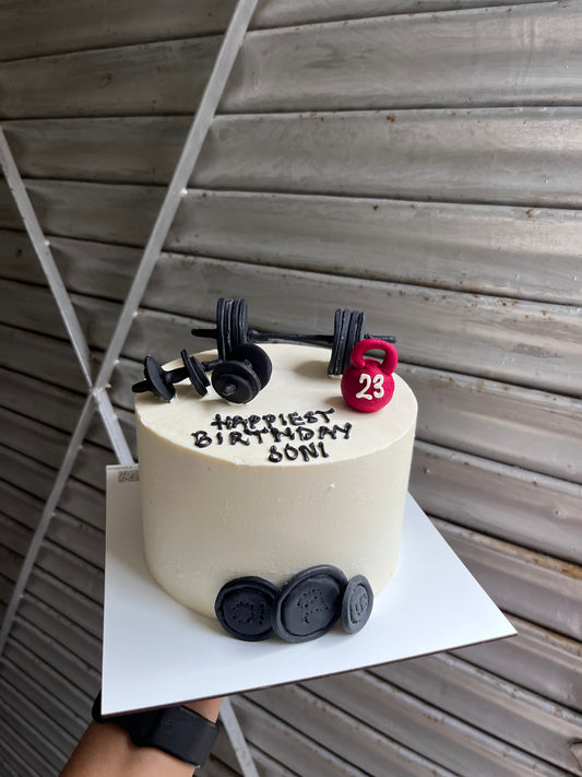 Gym Theme Cake