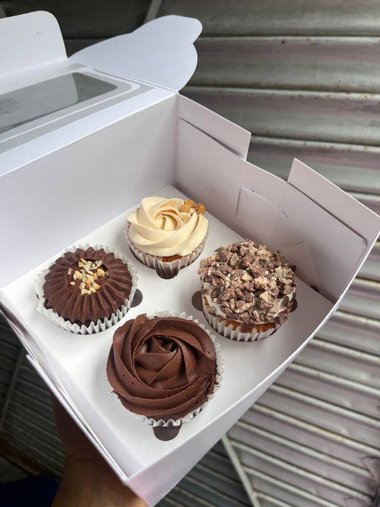 cupcake box of 4