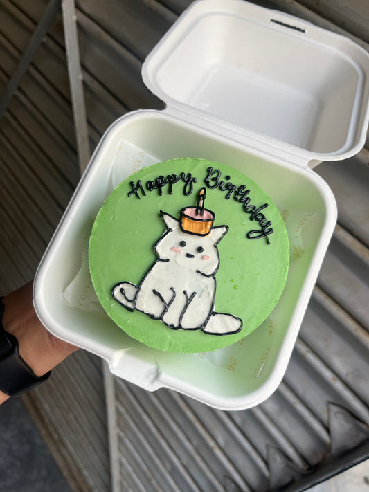 Cute Cat Birthday Bento