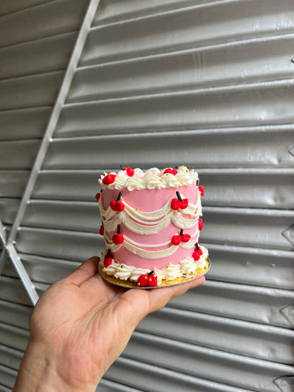 Tall cherry victorian Bento Cake