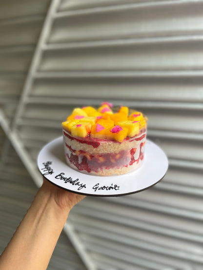 Mango Raspberry without Cream