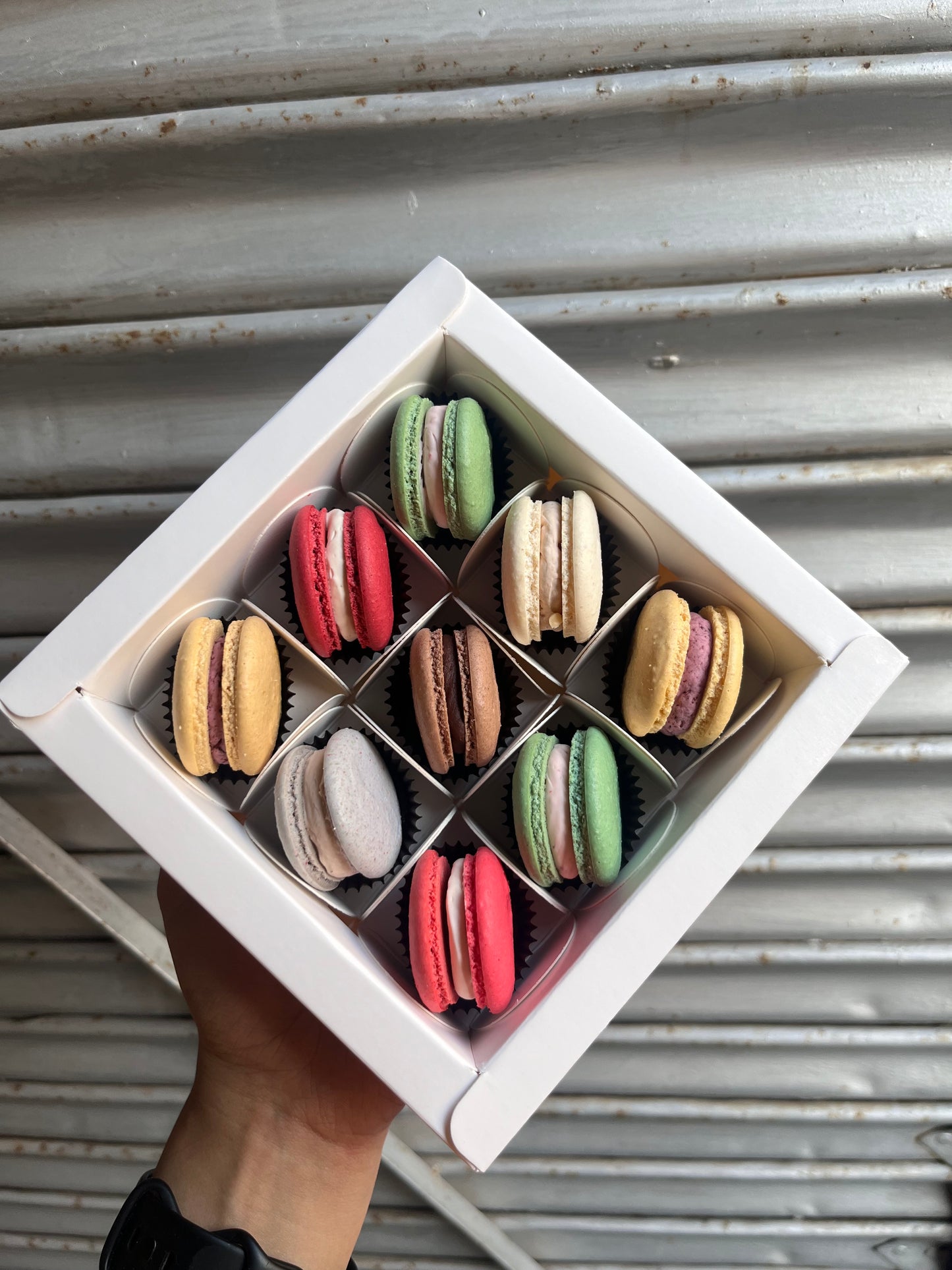 Assorted Macaron Box of 9