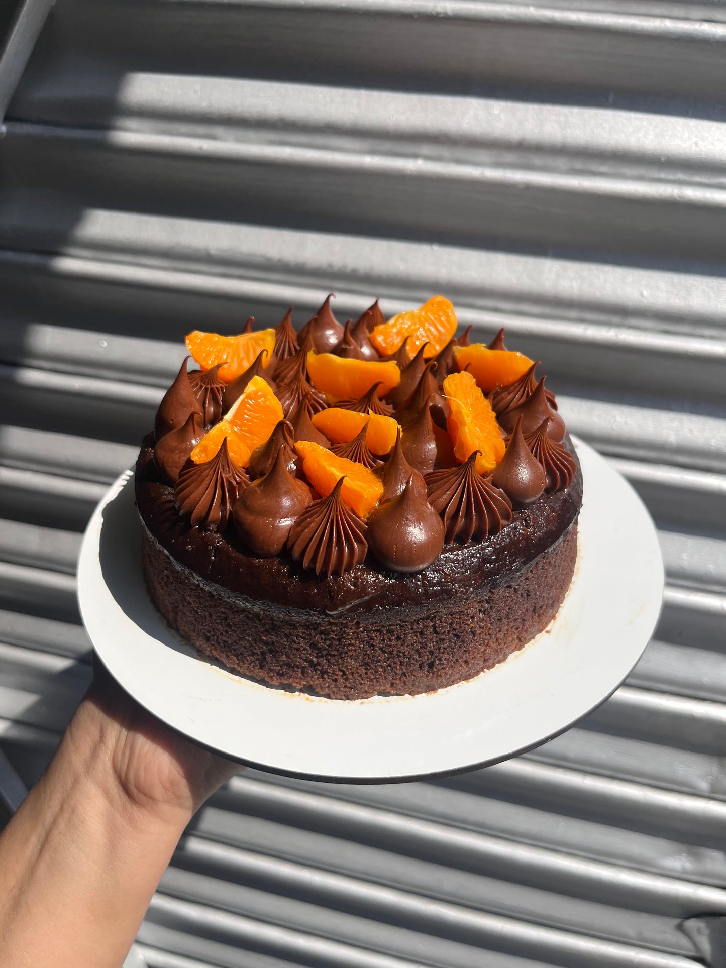 Chocolate Orange Dry Cake with Ganache