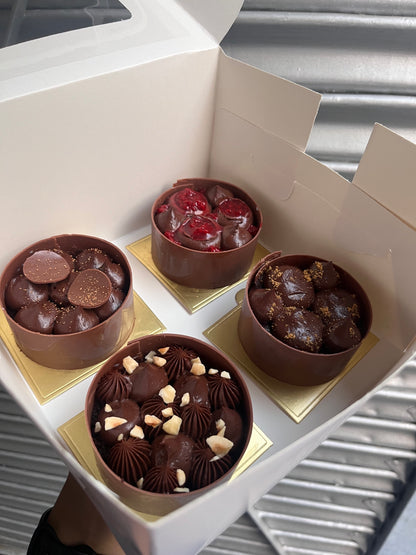 Chocolate Pastry box of 4