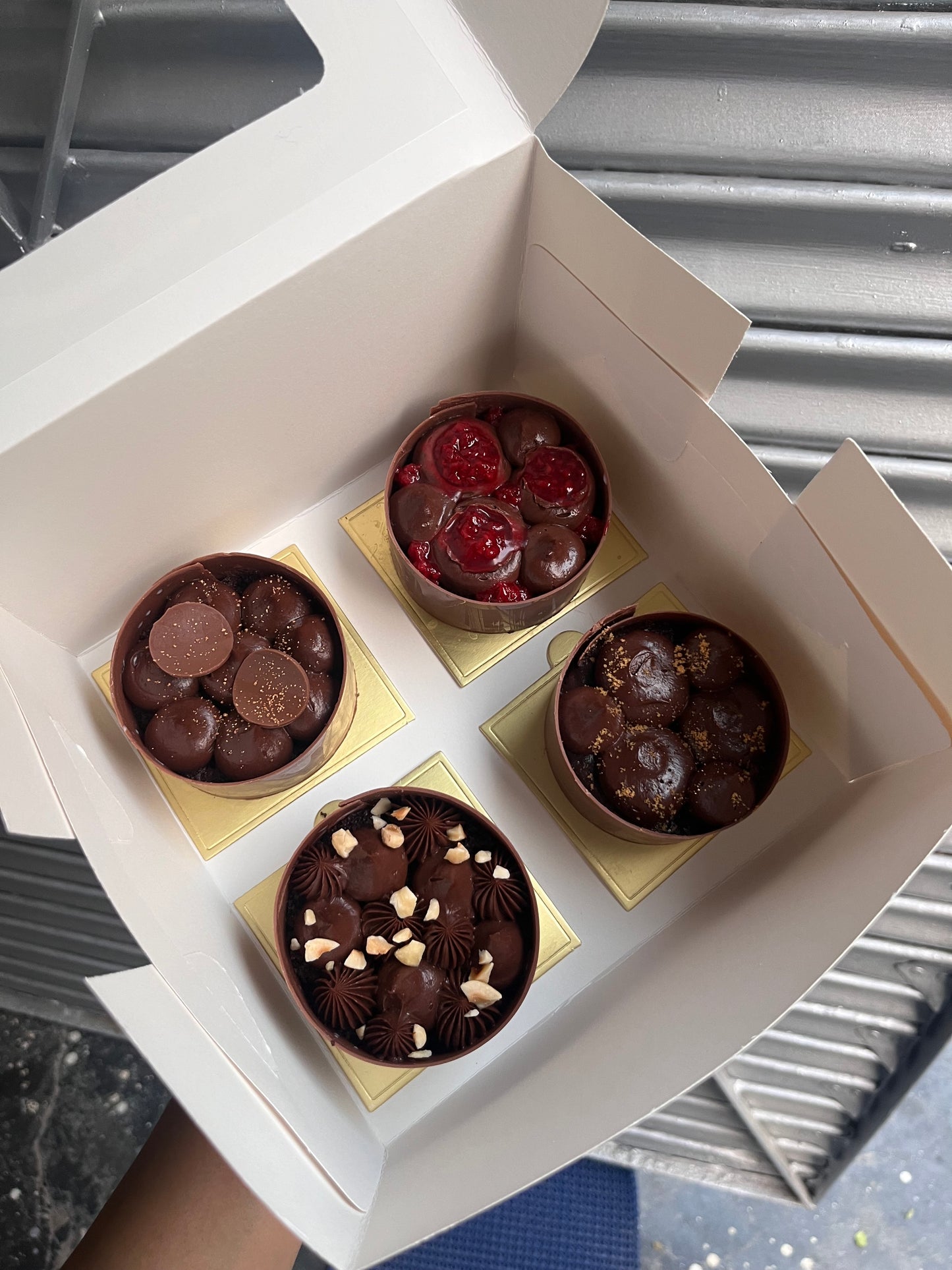 Chocolate Pastry box of 4