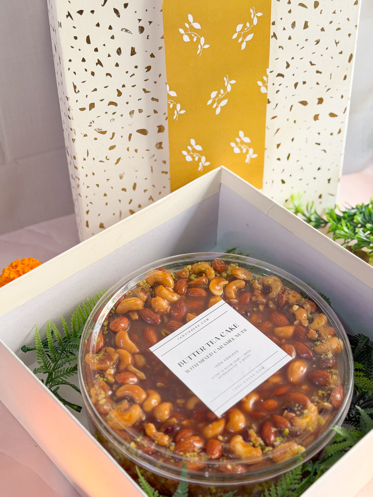 Butter Tea Cake with Caramel Nuts Tea Cake 1kg