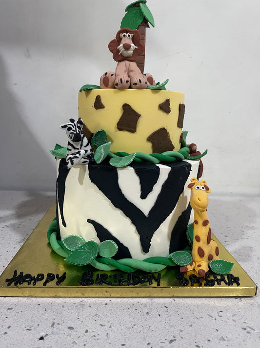 Jungle Themed Cake